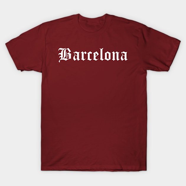 Barcelona Spain T-Shirt by mBs